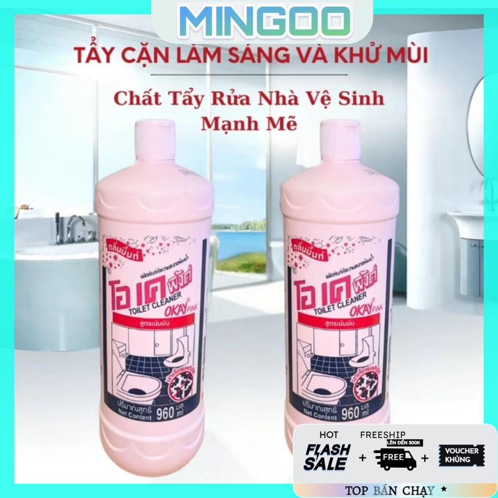 [CHÍNH HÃNG] Nước Tẩy Rửa Toilet Okay Thái Lan 960ml