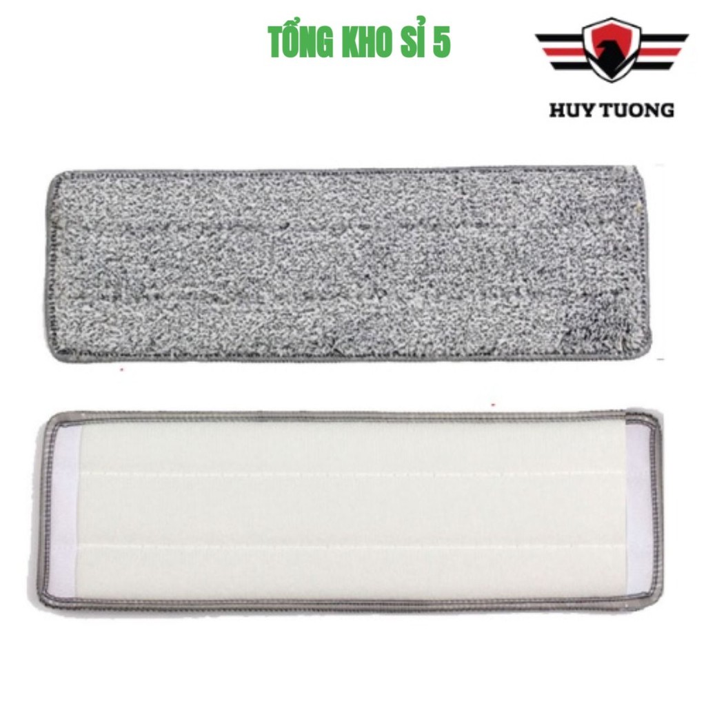 [COMBO 10]Bông Lau Nhà Thay Thế Bông Lau Miếng Lau Nhà Thay Thế Cho Cây Lau Nhà Tự Vắt sợi Microfiber SIZE 12x32cm - CHO