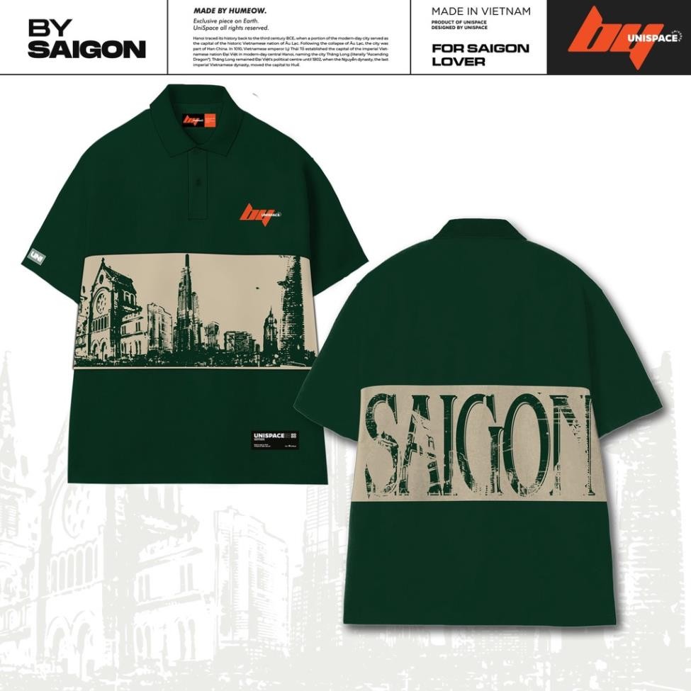 Áo Polo local brand Puzzle By.Unispace version Sai Gon