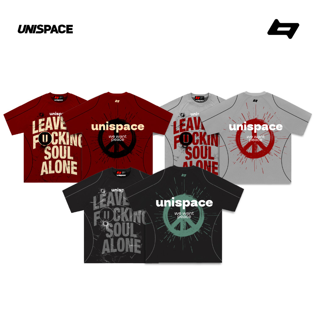 Áo thun local brand By.Unispace tay lỡ form rộng unisex nam nữ Inner Peace