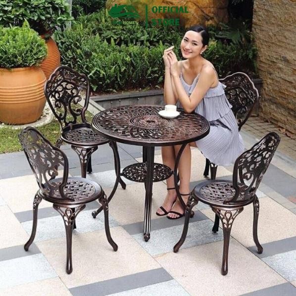 Bàn Ghế Sân Vườn Ngoài Trời D78 - HEALHOMES
