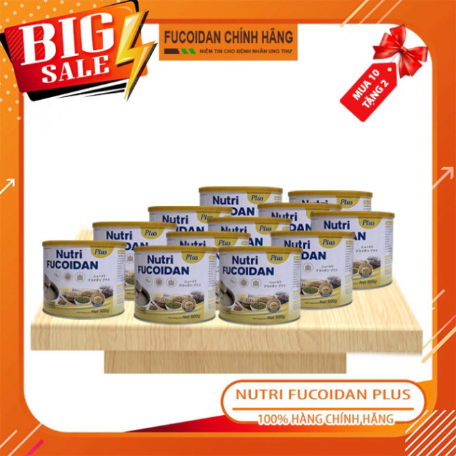 Sữa Nutri Fucoidan Plus - thực dưỡng miễn dịch fucoidan. Hộp 500g