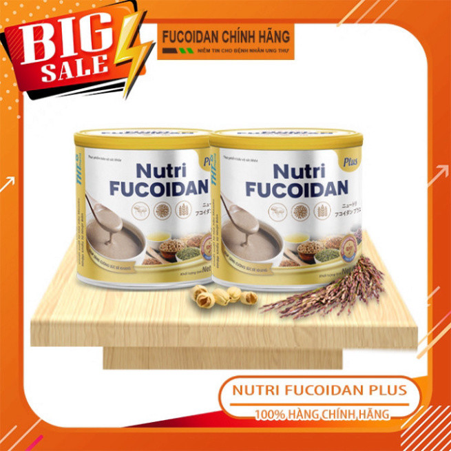 Sữa Nutri Fucoidan Plus - thực dưỡng miễn dịch fucoidan. Hộp 500g