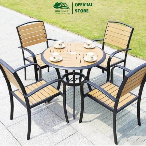 Bàn Ghế Sân Vườn Composit D80 - HEALHOMES
