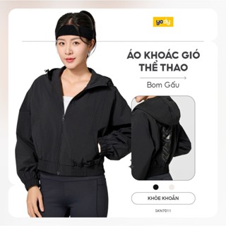 Áo khoác gió nữ YODY bomber dáng ngắn, bo gấu, nhẹ, thoải mái, năng động, trẻ trung SKN7011