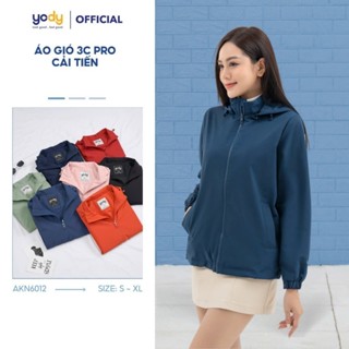 Áo khoác nữ Yody gia đình 3C Pro chất liệu cao cấp cản gió giữ ấm áo gió nhiều màu chống UV AKN6012