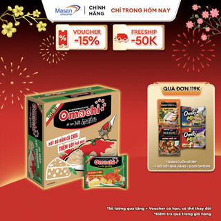 Mì Omachi Mì Trộn Xốt Spaghetti Gói -Thùng 30 Gói x 90g