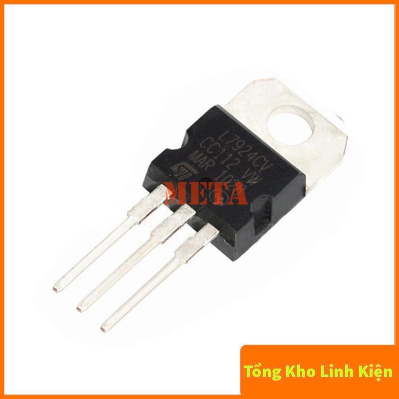 IC Ổn Áp Nguồn 24V 7924 L7924 L7924CV LM7924 7924CV 1.5A TO-200 Chân Cắm