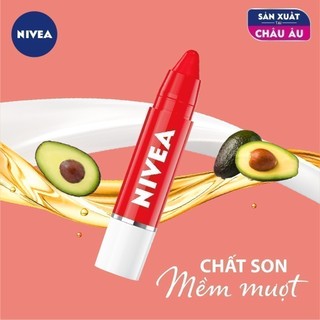 Son bút chì NIVEA đỏ rực rỡ (3g) - 85132