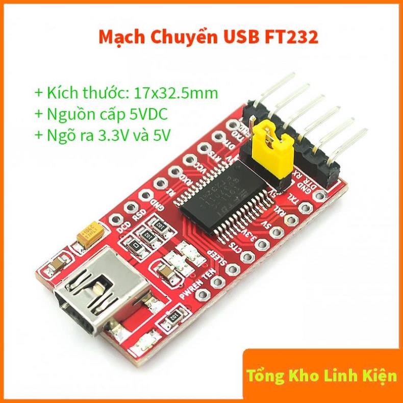 Mạch Chuyển USB UART TTL FT232 | FT232RL