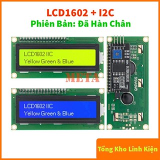 Màn Hình LCD 1602 Xanh Lá, Xanh Dương - LCD1602 + Mạch chuyển đổi I2C