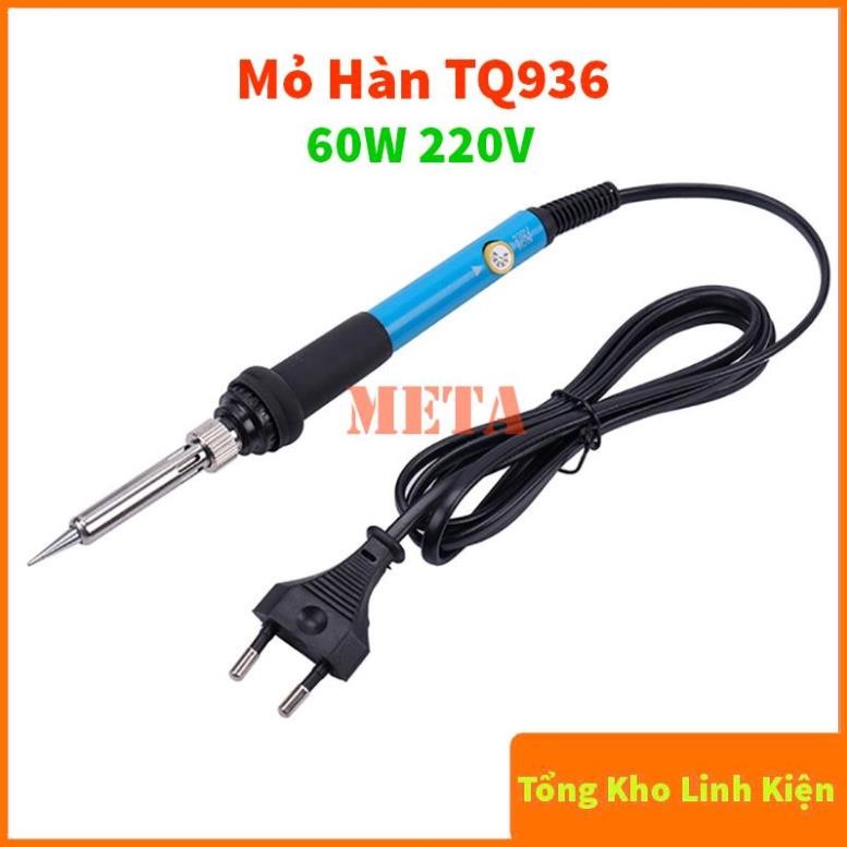 Mỏ Hàn TQ936 60W 220V, Máy Hàn TQ936 điều chỉnh nhiệt độ - Mỏ hàn 936, máy hàn 936, tay hàn TQ93, tr