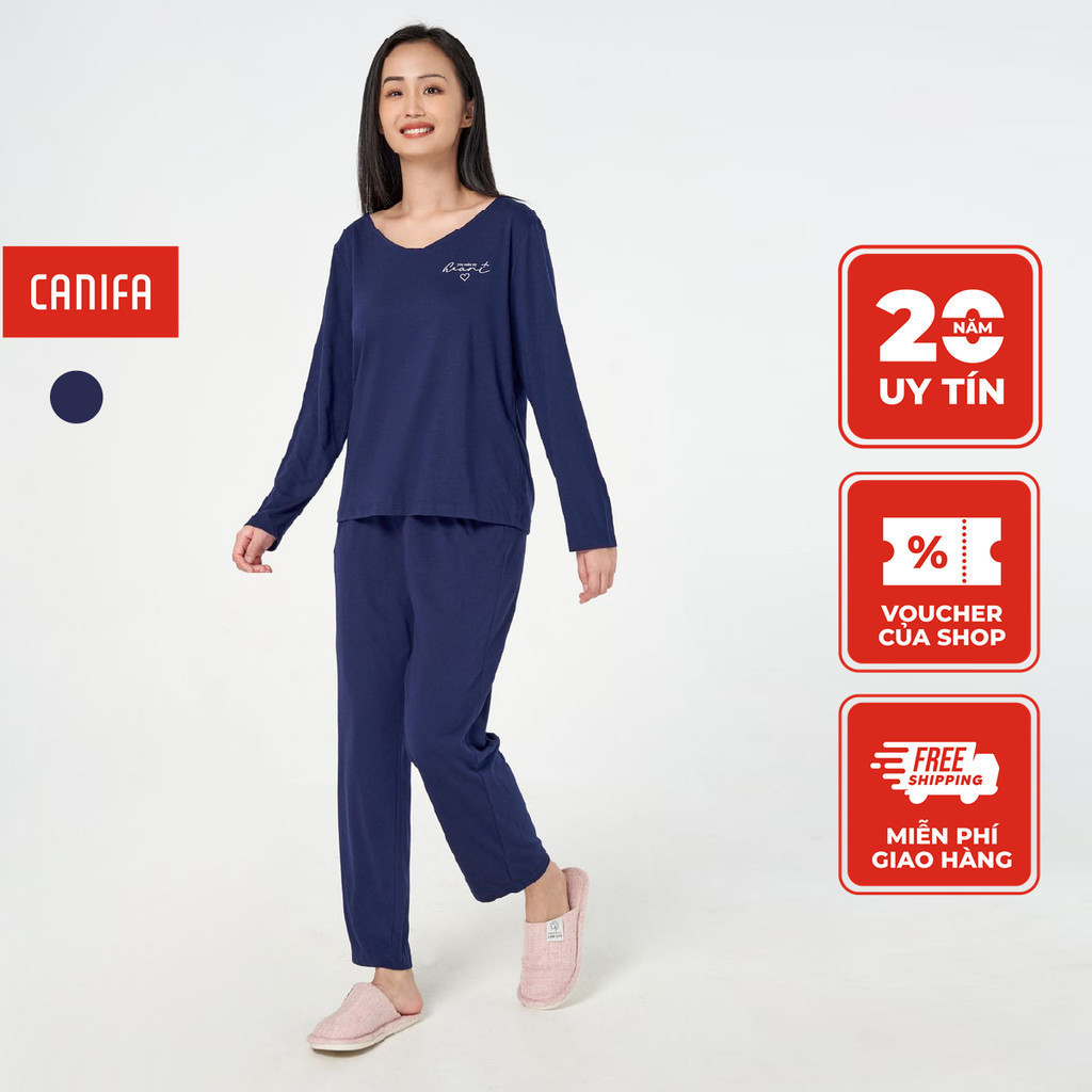 Bộ mặc nhà nữ CANIFA in hình 6LS22W005