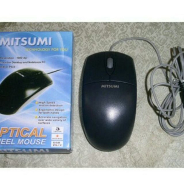 Chuột Máy Tính Có Dây Mitsumi Lớn S6703 và Chuột Máy Tính Có Dây Mitsumi Nhỏ S6603