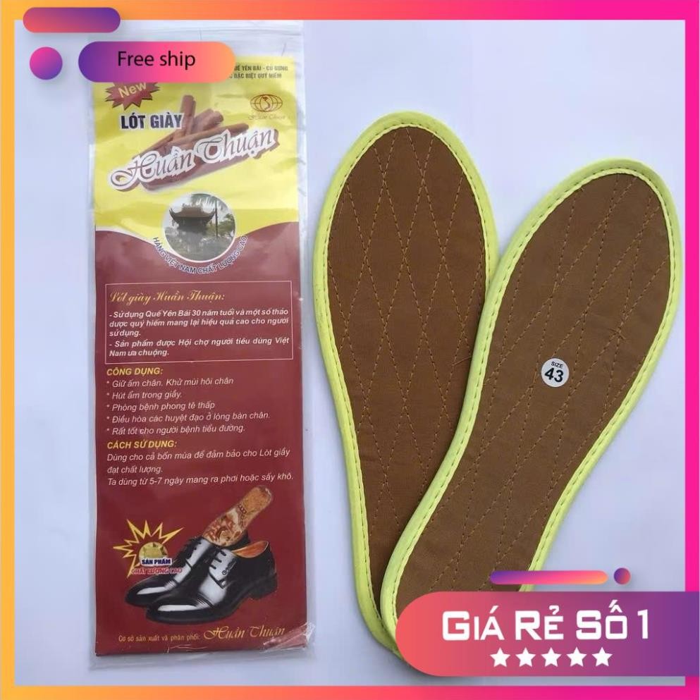 (Combo 5 đôi tặng 1) LÓT GIÀY QUẾ ĐỘN ĐẾ GIÀY,MIẾNG LÓT GIÀY HƯƠNG QUẾ KHỬ MÙI HÔI HIỆU QUẢ