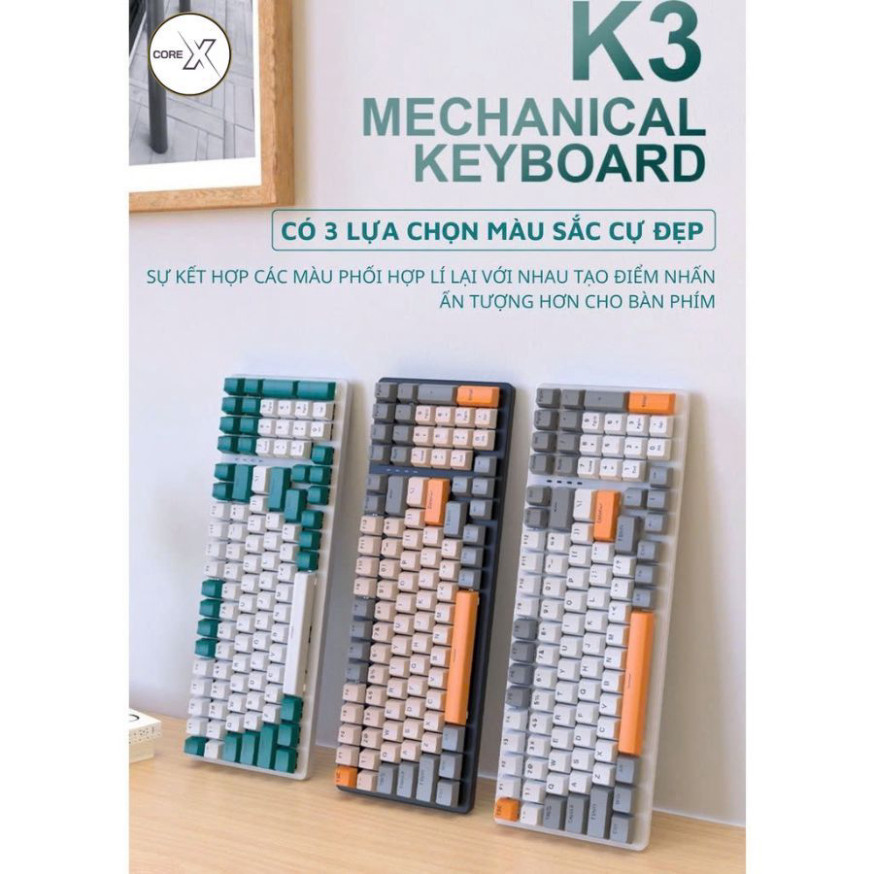 Bàn Phím Cơ Cao Cấp K3 Premium Gaming Nhiều Chế Độ Led Cực Đẹp, Trục Cơ Học Red Switch Dùng Cho Máy Tính, Laptop . | BigBuy360 - bigbuy360.vn