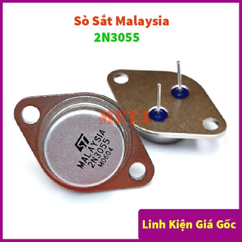 Tran Công Suất Ngược NPN 2N3055 TO-3 15A/100V - Sò Sắt Malaysia