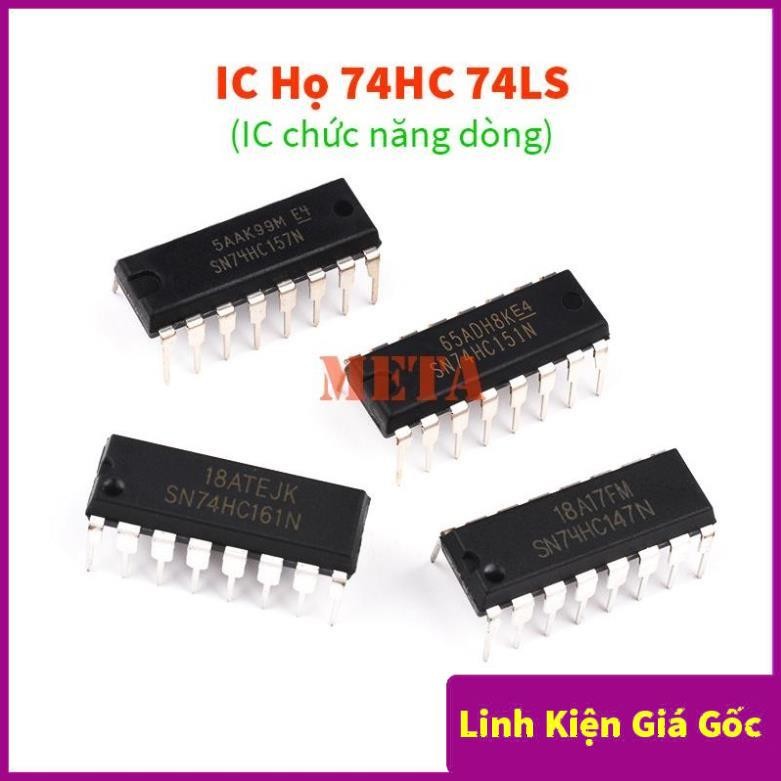 IC Chức Năng Dòng 74HC, 74LS Chân Cắm