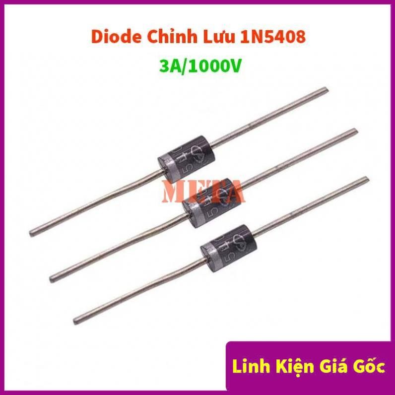 [Túi 5 Con] 1N5408 - Diode Chỉnh Lưu 3A/1000V IN5408 Chân Cắm DIP 5408