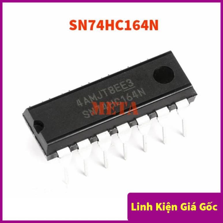 SN74HC164N Dip 14 Chân Cắm - SN74HC164 74HC164 HC164 74164 Cổng Si Tốc Độ Cao