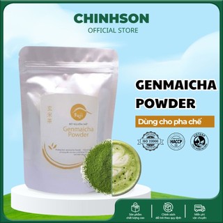 Fuji Genmaicha Powder - Bột Trà Xanh Gạo Rang Pha Chế Đồ Uống [100g]