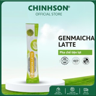  Trà Sữa mát Cha Chính Sơn Gạo Rang Genmaicha Latte  Gói 18g  