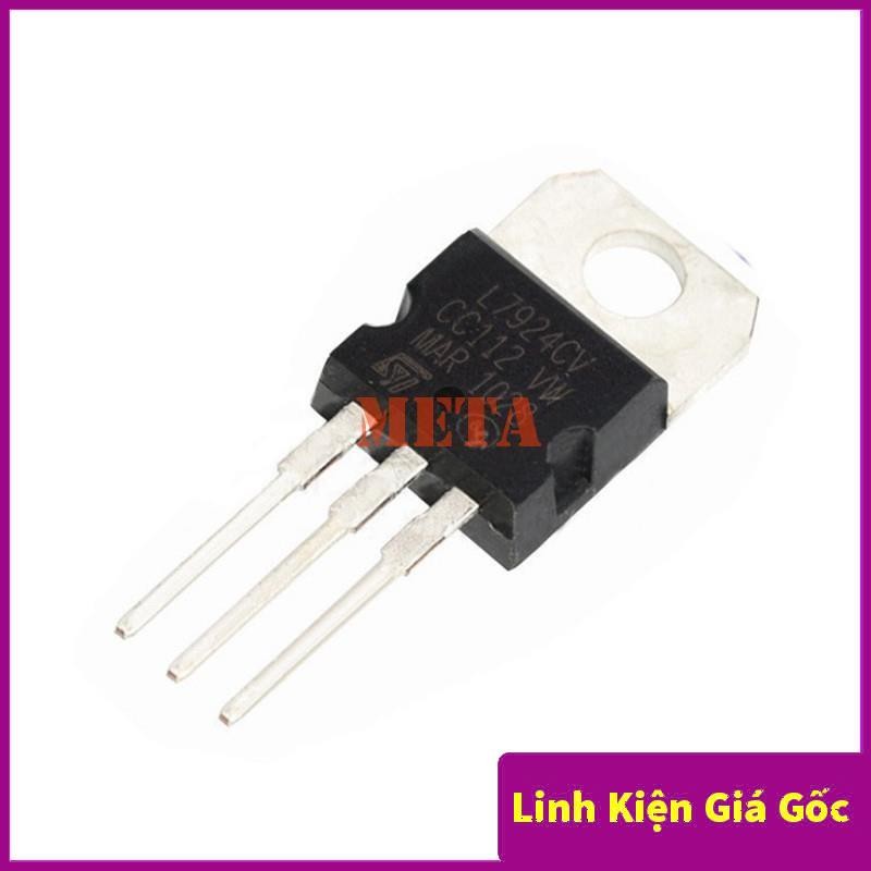 IC Ổn Áp Nguồn 24V 7924 L7924 L7924CV LM7924 7924CV 1.5A TO-200 Chân Cắm