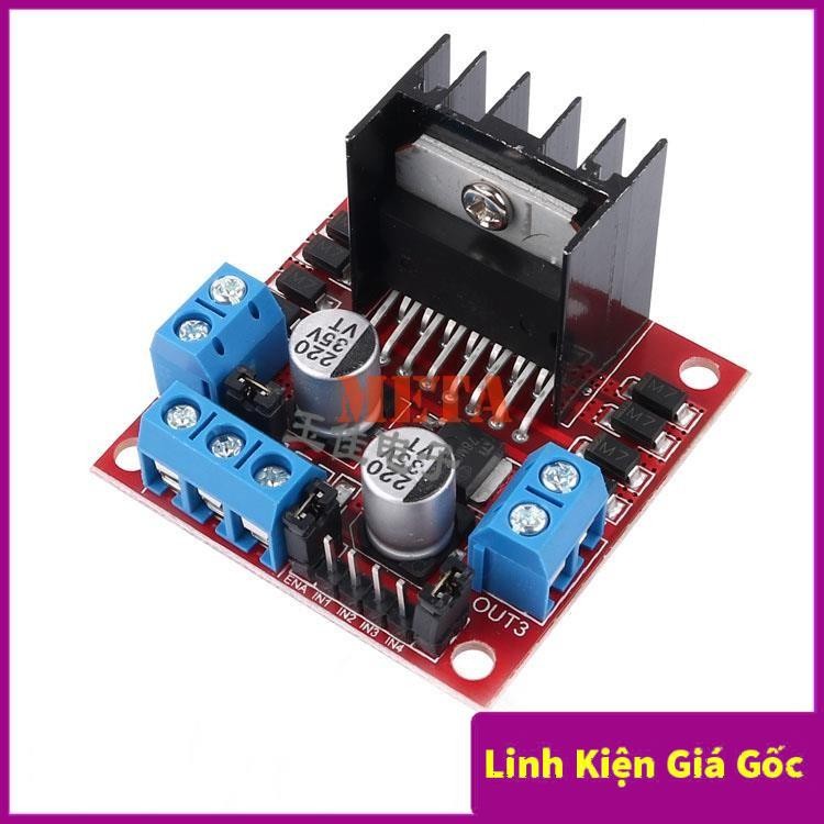 Module L298 Mạch Cầu H Điều Khiển Động Cơ DC L298N