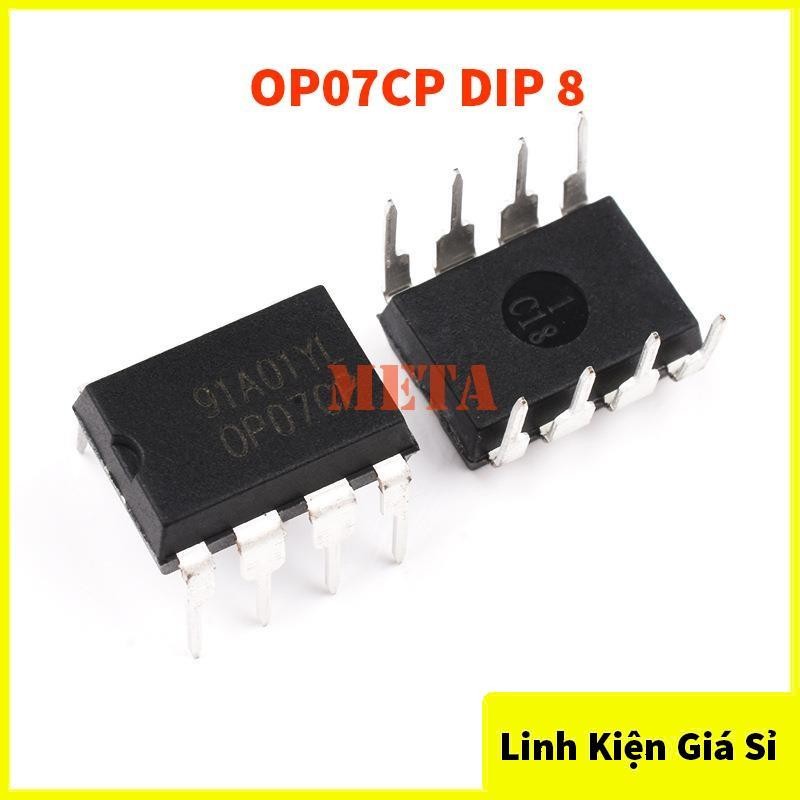 IC Chức Năng OPAMP OP07 OP07CP Chân Cắm DIP8