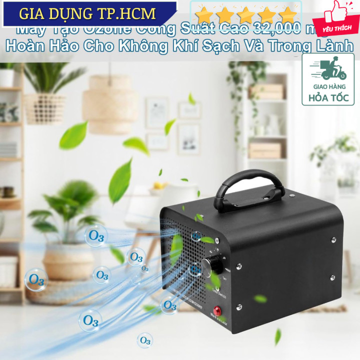 🆕 Máy Tạo Ozone Công Suất Cao Ozone Generator 32,000 mg/h  Lựa Chọn Hoàn Hảo Cho Không Khí Sạch Và T