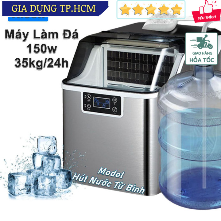 🆕 Máy Làm Đá Hicon 150W Ice Maker Machine 35kg/24h  Giải Pháp Hoàn Hảo Cho Nhu Cầu Làm Đá Nhanh Chóng Và Tiện Lợi