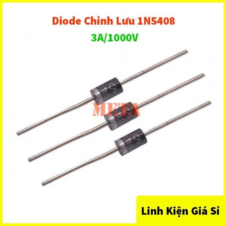 [Túi 5 Con] 1N5408 - Diode Chỉnh Lưu 3A/1000V IN5408 Chân Cắm DIP 5408