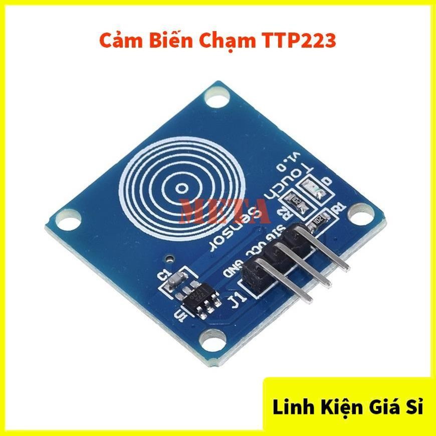 Module Cảm Biến Chạm TTP223 1 Phím - Module công tắc cảm ứng chạm điện dung TTP223 3-5V