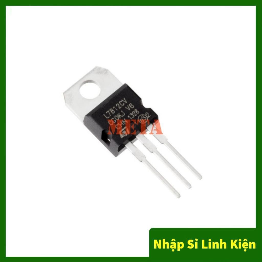 IC Ổn Áp Nguồn 12V 7812 L7812 L7812CV LM7812 7812CV 1.5A TO-220 Chân Cắm