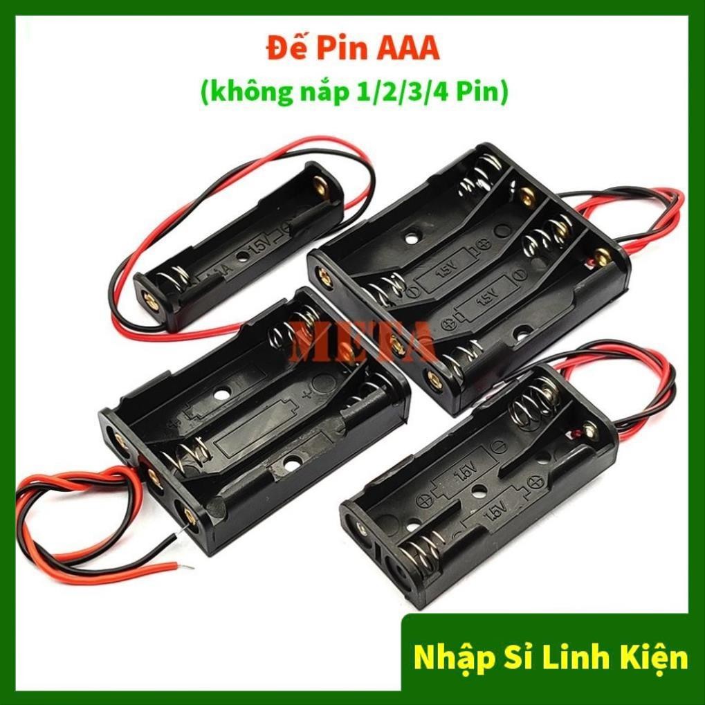 Đế Pin AAA Không Nắp 1/2/3/4 Pin - Đế 1 Pin AAA, Đế 2 Pin AAA, Đế 3 Pin AAA, Đế 4 Pin AAA Pin - Pin 