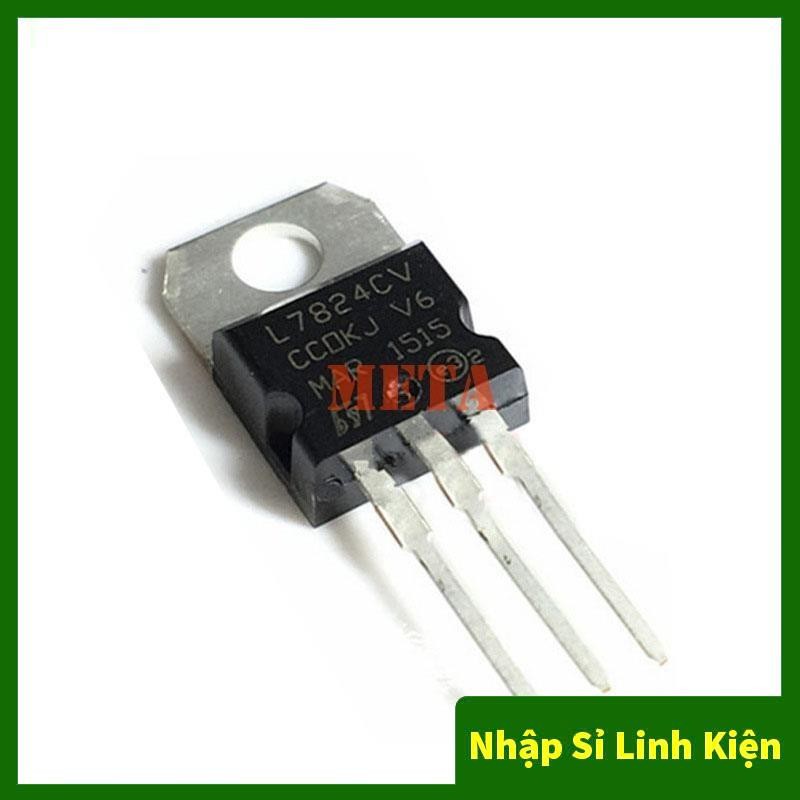 IC Ổn Áp Nguồn 24V 7824 L7824 L7824CV LM7824 7824CV 1.5A TO-200 Chân Cắm