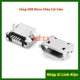 [Túi 5 Cái] Cổng USB A/B/Micro/Mini Đầu Đực/Cái Chân Cắm/Dán (Đầu USB, USB A, USB B, USB Micro, USB Mini)