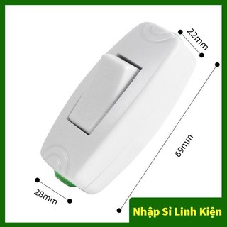 Công tắc quả nhót 16A 250V cường độ cao, chống cháy, kích thước 69x28x22mm