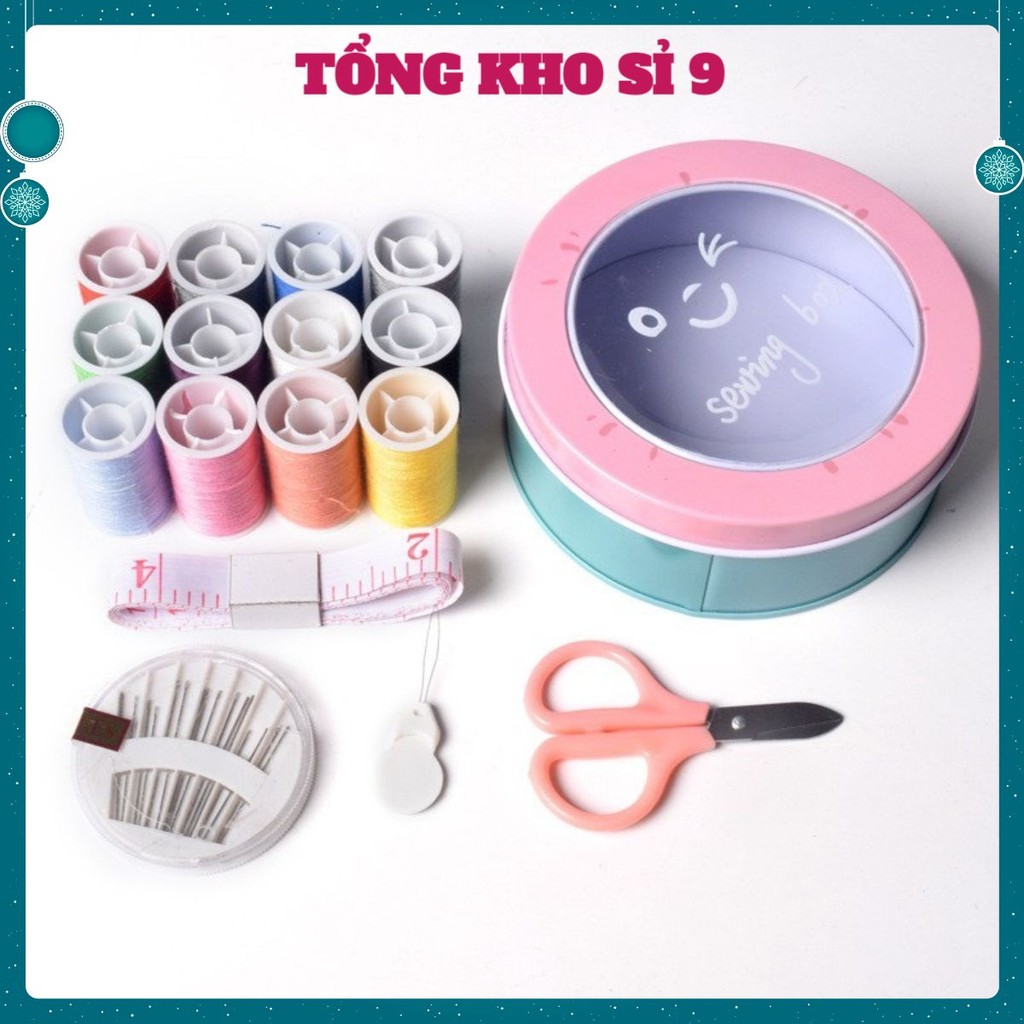 Hộp Kim Chỉ Đa Năng, Hộp Kim Chỉ May Vá, Hộp Kim Chỉ 3 Tầng Tiện Dụng, Nhỏ Gọn, Bộ Kim Chỉ May Vá