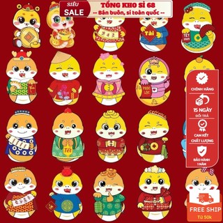 Set 10 Cái Lì Xì Chibi Tết Hottrend Ất Tỵ 2025, LIXI Nhiều Mẫu Đa Dạng