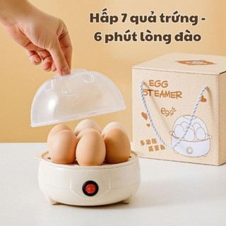 Máy hấp tự động mini, máy luộc trứng, bánh bao, rau củ (Tặng kèm hộp) SSR1