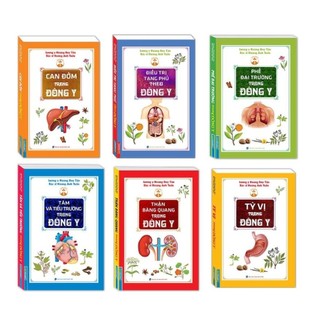 Sách - Combo Đông Y 6 cuốn ( Thận bàng quang,Phế đại trường,Can đởm,Tỳ vị,Tâm và tiểu trường,Điều trị tạng phủ) - MT