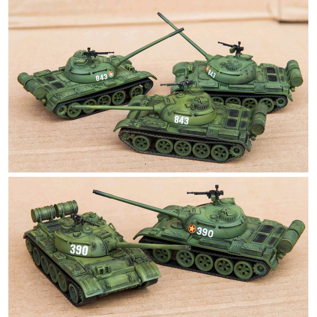 Hugo Studios - Xe tank T59 số hiệu 843, 390, 815 tỉ lệ 1/72 đã sơn