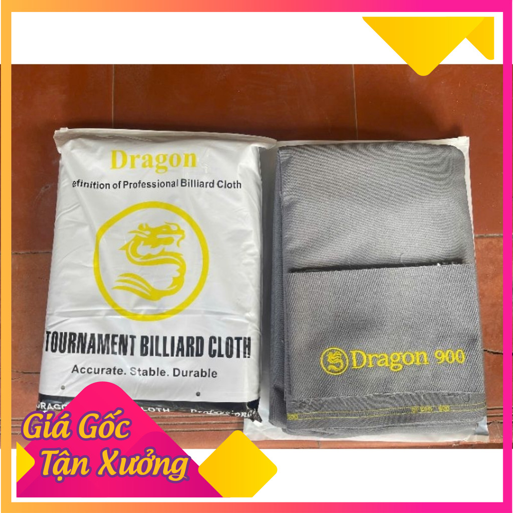 [Dragon 900]Nỉ bàn bida lỗ, Vải nỉ bàn bi-a Dragon 900 Ngọc Mỹ xịn dành cho bàn bi-a lỗ tiêu chuẩn