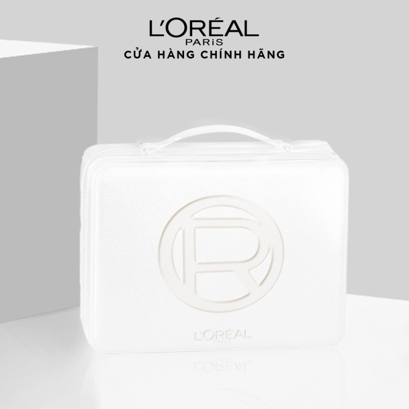 [Quà tặng không bán] Túi đựng đồ trang điểm da trắng L'Oreal Paris
