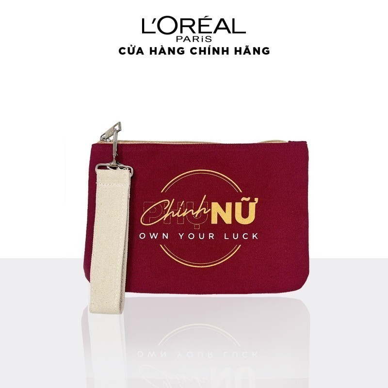 [Quà tặng không bán] Ví Chính Nữ Đỏ L'Oreal Paris