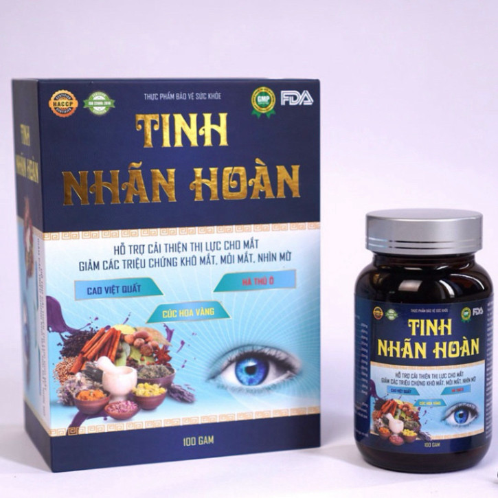Viên uống bổ mắt Tinh nhãn hoàn giúp đôi mắt sáng khoẻ