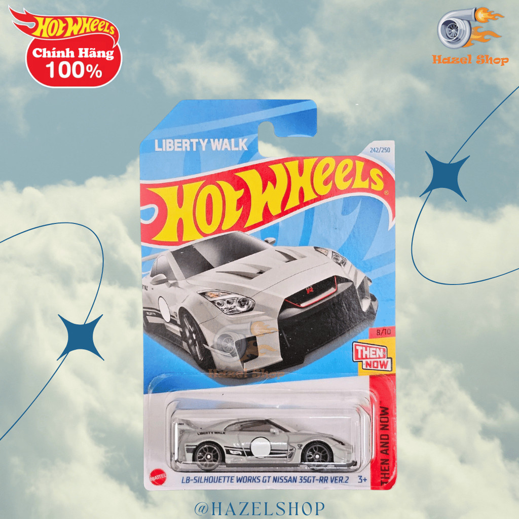 Hazel Shop - Xe mô hình Hot Wheels basic Case P 2024 - LB-Silhouette Works GT Nissan 35GT-RR Ver.2