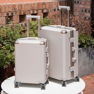 Vali Đựng Mật Khẩu Khung Nhôm Giá Trị Cao Vali Xe Đẩy Vali Du Lịch Học Sinh Sức Chứa Lớn Cho Nữ26Khung Gầm Nhỏ20Inch