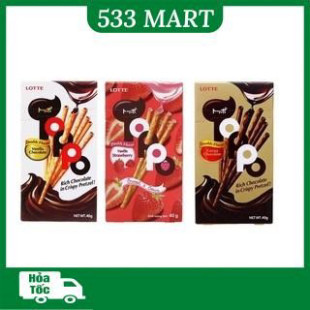 Bánh que Lotte Toppo nhân kem hộp 40g